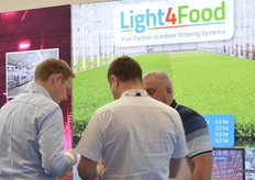 Pieter Rooijakkers of Light4Food walks by around noon on Thursday and smiles, "It's still busy." He quickly strikes up another conversation with the next booth visitors.